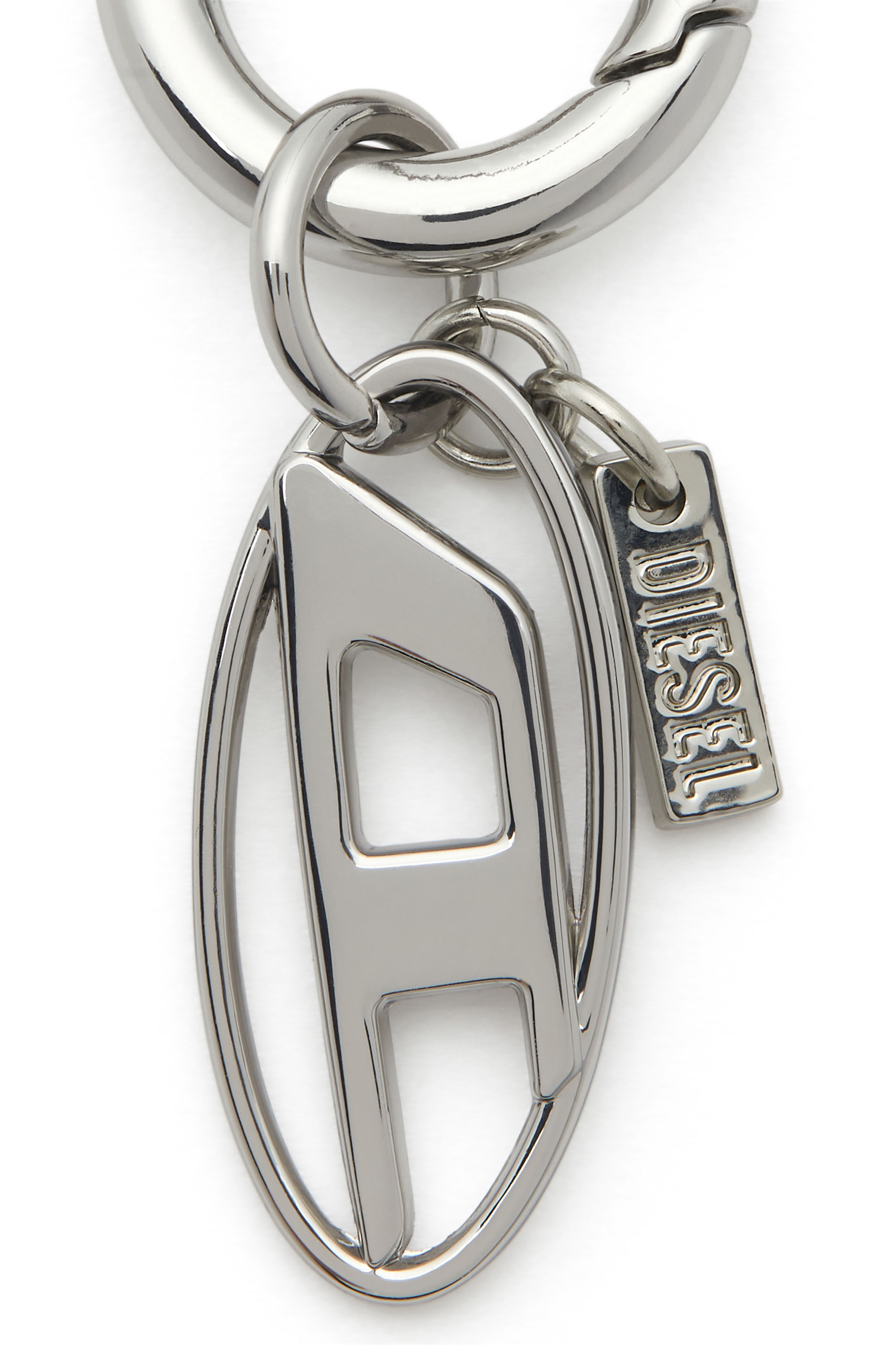 Diesel - CHARM-OVAL D, Unisex's Metal charm with Oval D charm in Silver - 2