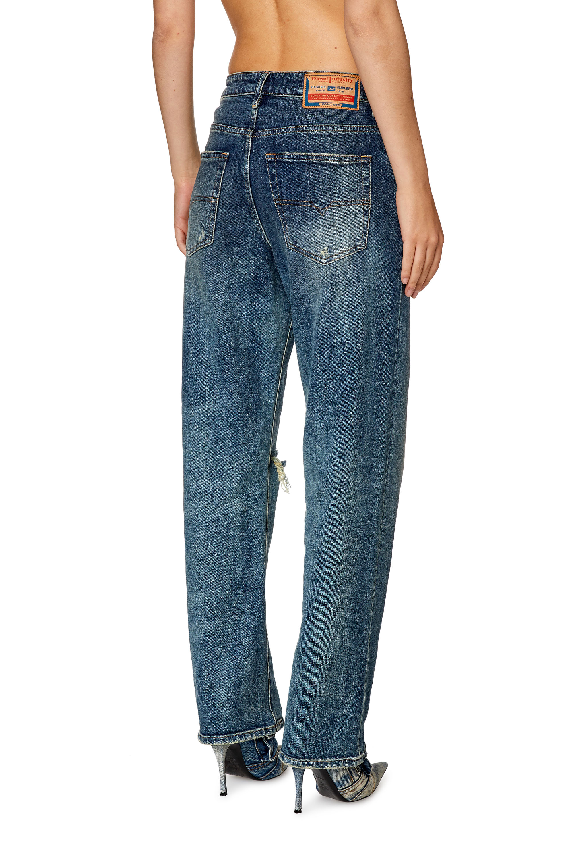 Diesel - Straight Jeans 1999 D-Reggy 007M5, Dark Blue - Image 2