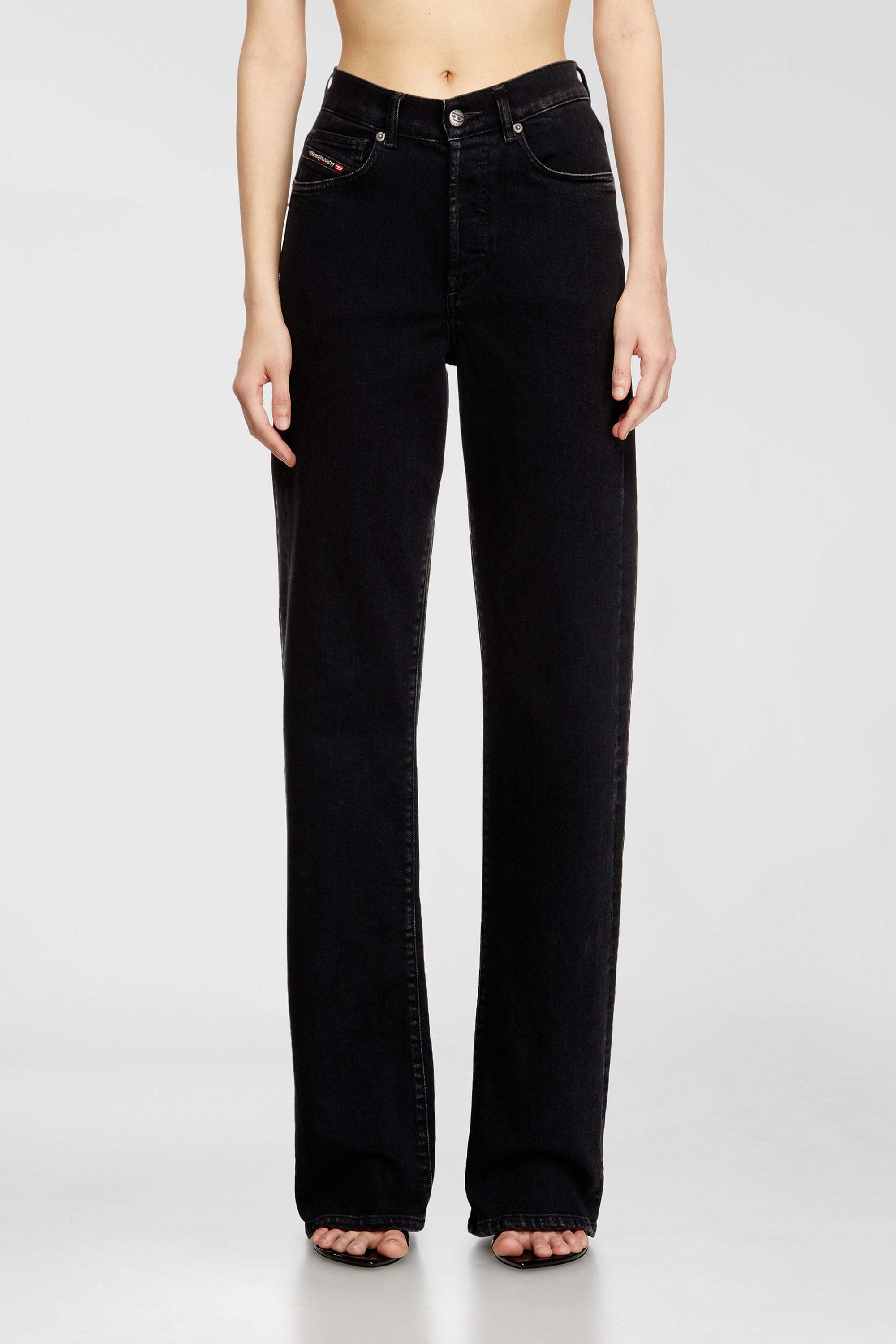Diesel - Woman's Regular Jeans 1971 D-Sent 09N89, Black/Dark grey - 1