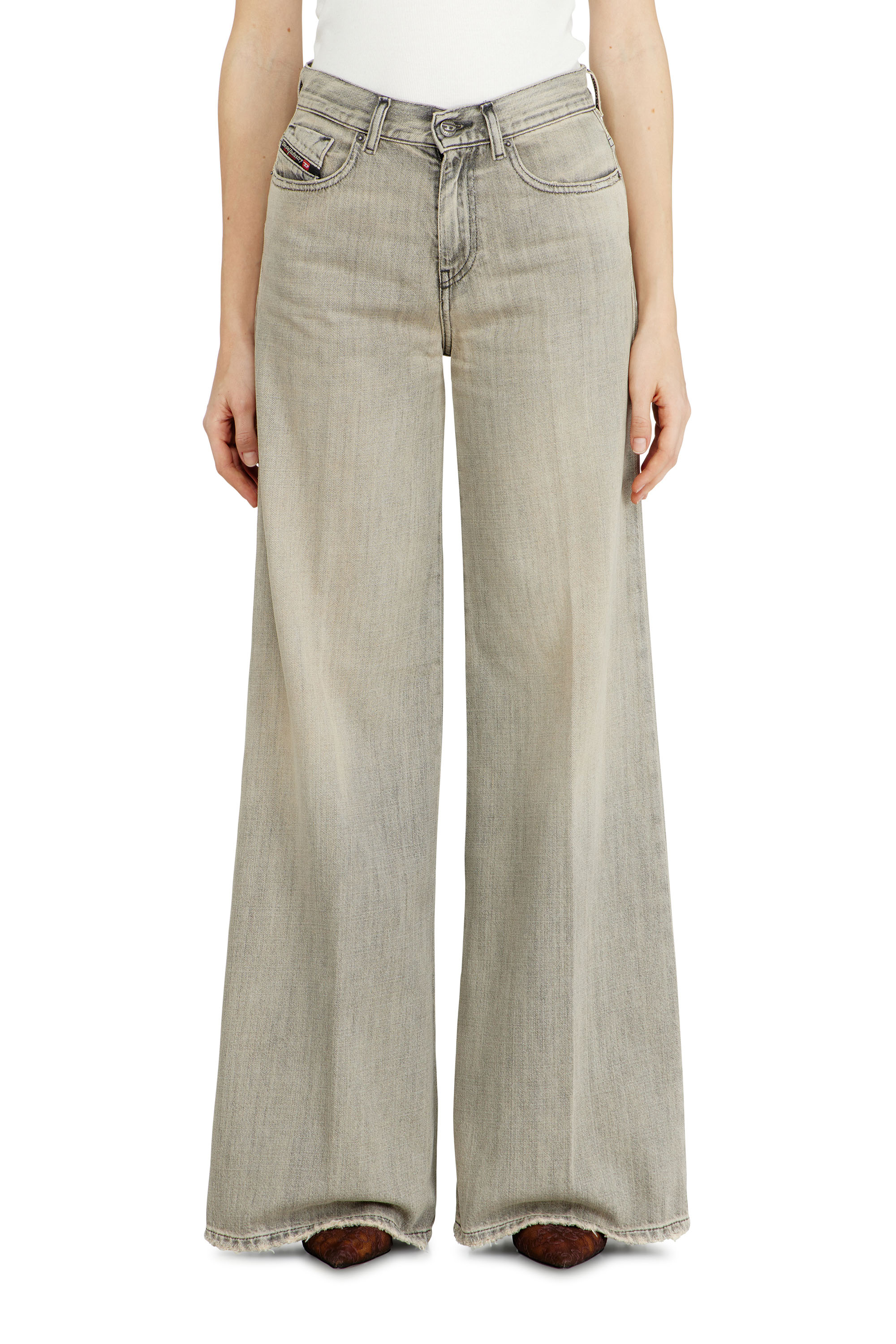 Diesel - Woman's Flare Jeans 1978 D-Akemi 068RU, Grey - 1