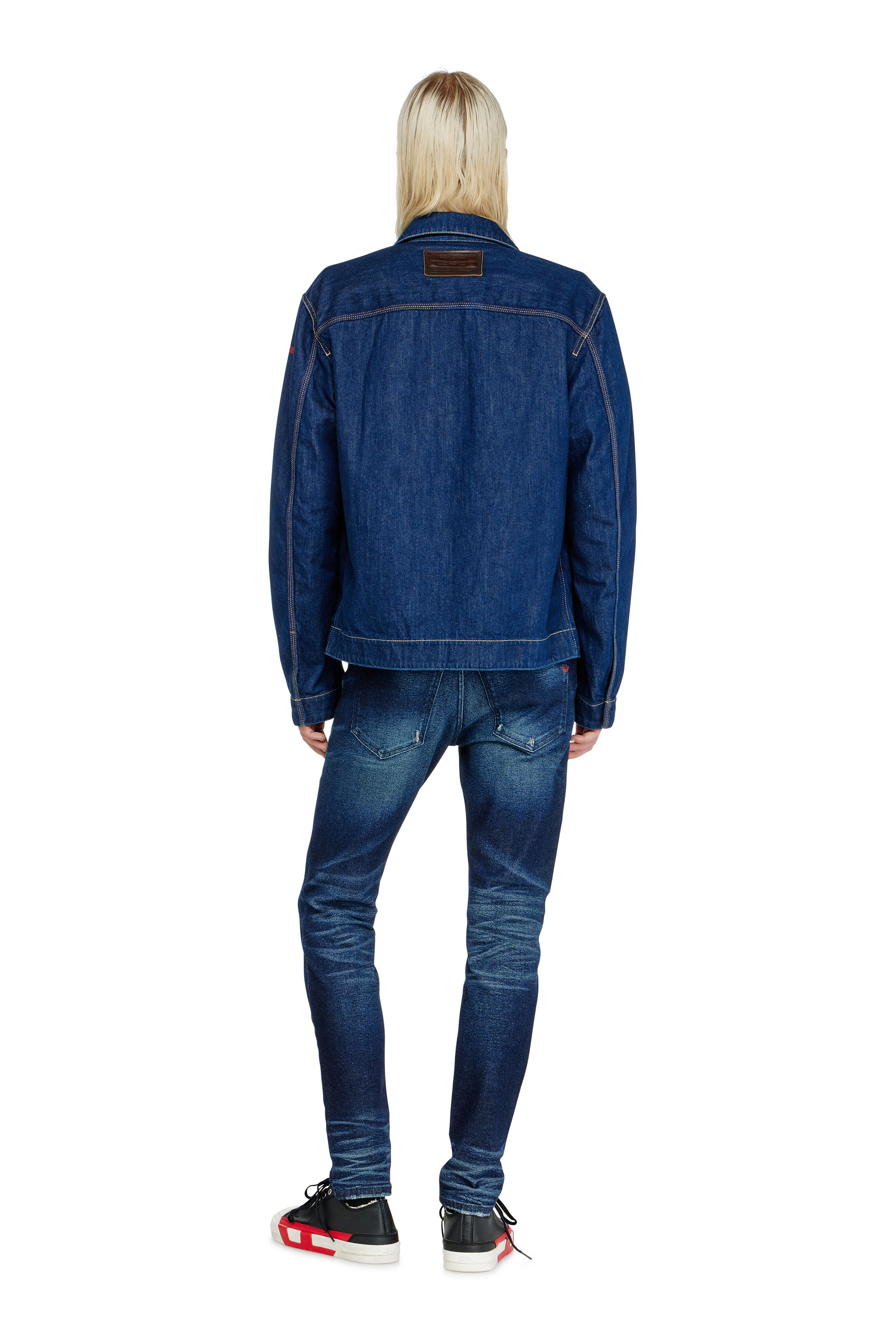 Diesel - Man's Slim Jeans 2019 D-Strukt 0KBBU, Dark Blue - 4