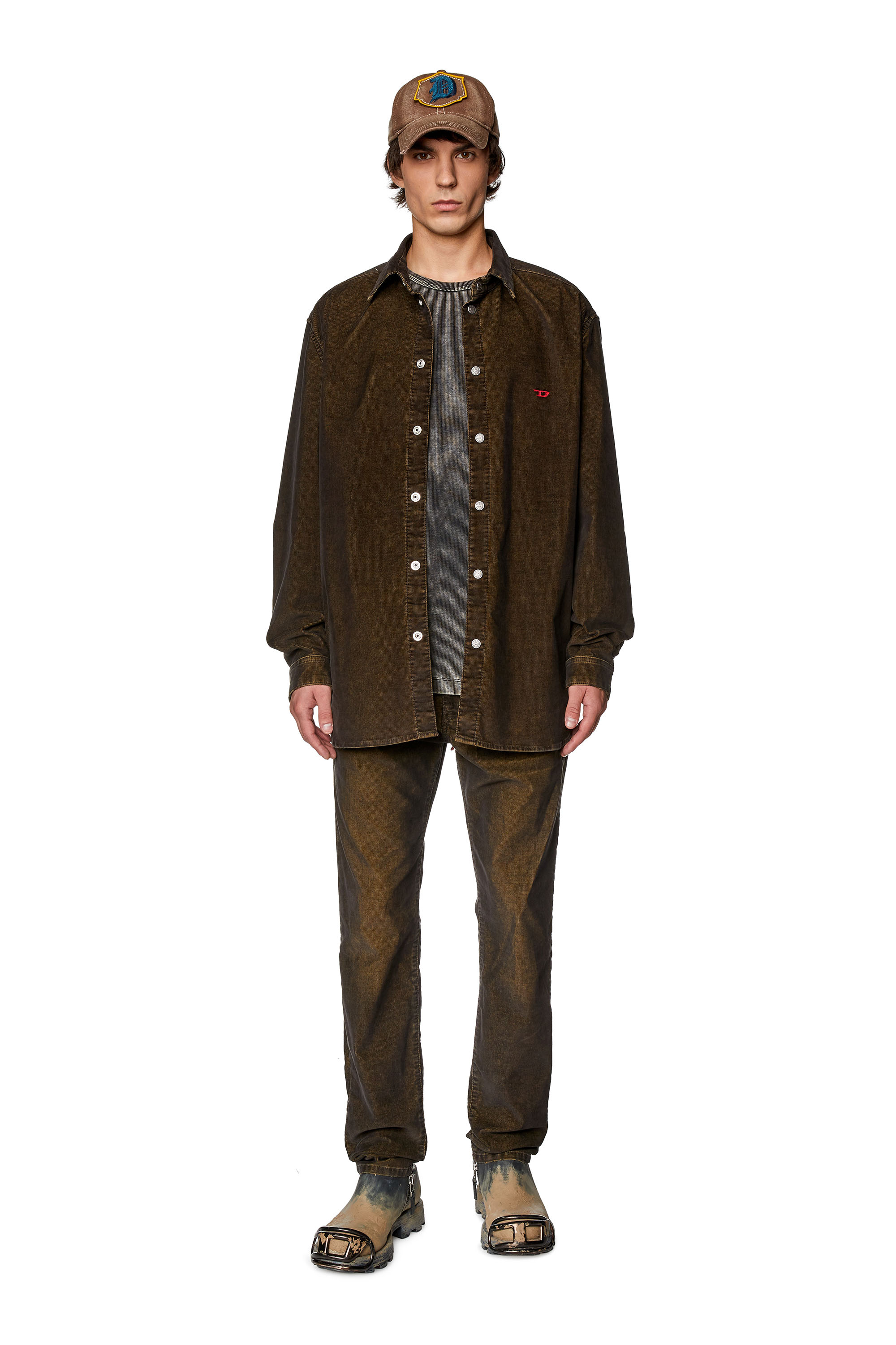Diesel - Slim Jeans 2019 D-Strukt 003GJ, Brown - Image 5
