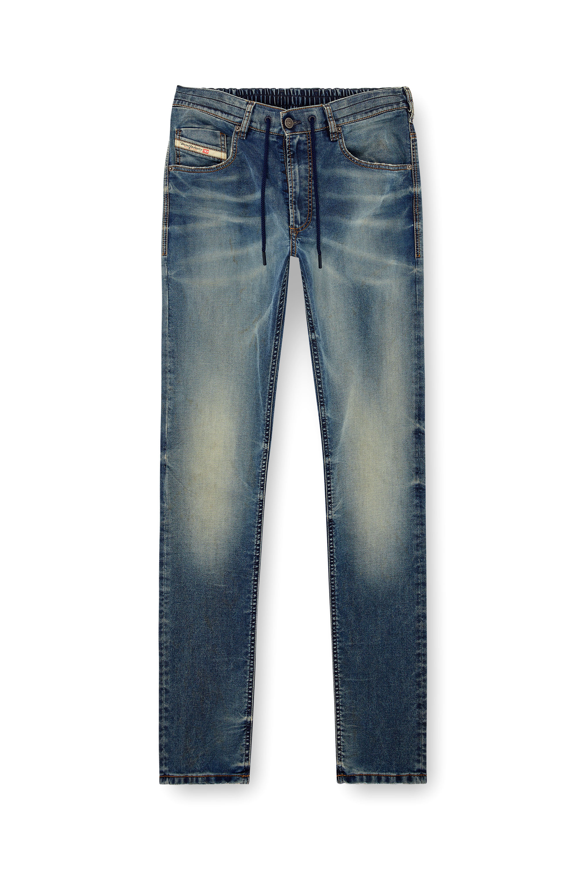 Diesel - Man Tapered 2030 D-Krooley Joggjeans® 068LZ, Medium blue - Image 3