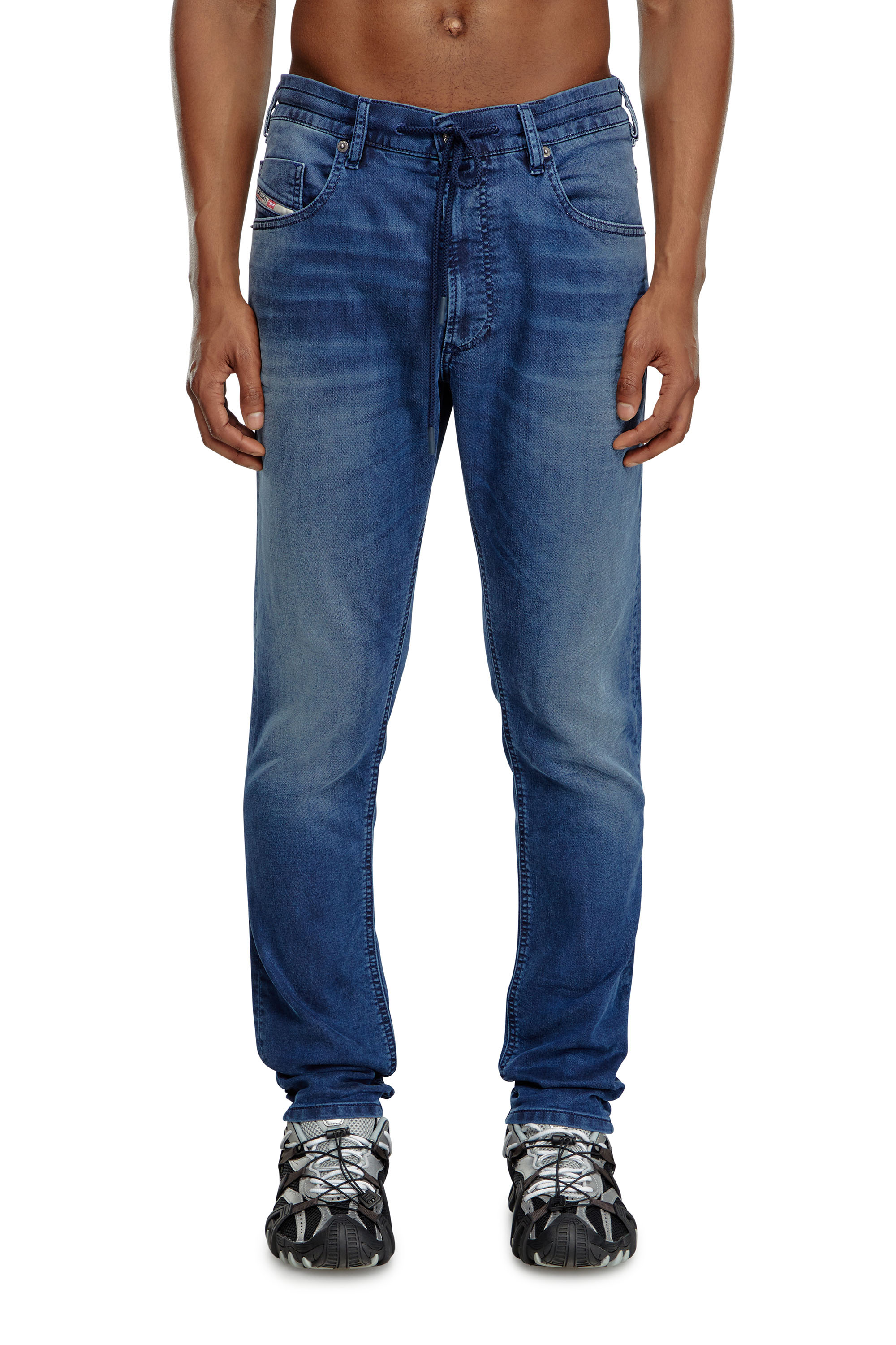 Diesel - Man Tapered 2030 D-Krooley Joggjeans® 068LX, Dark Blue - Image 2