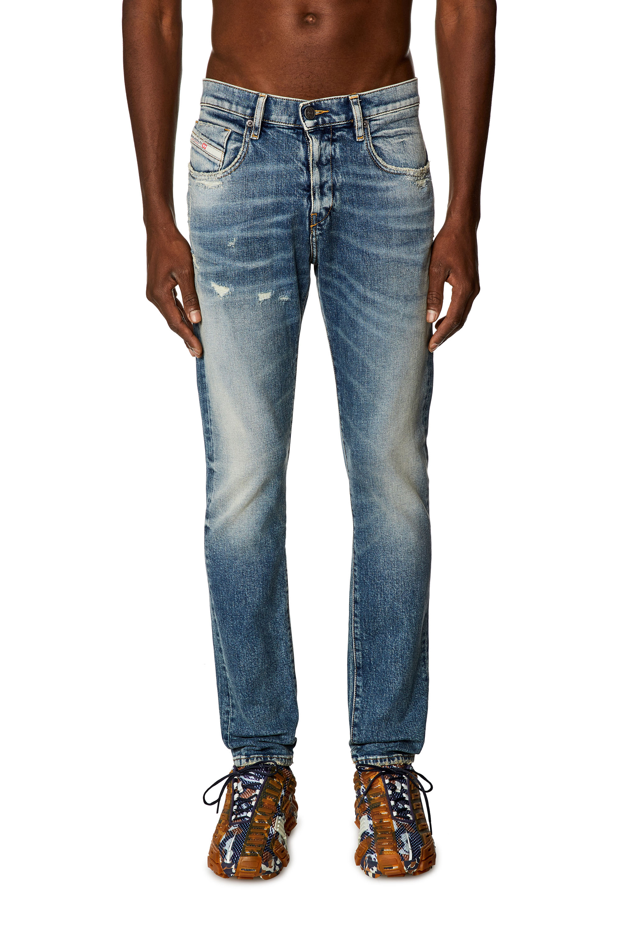 Diesel - Slim Jeans 2019 D-Strukt E07L1, Medium blue - Image 1