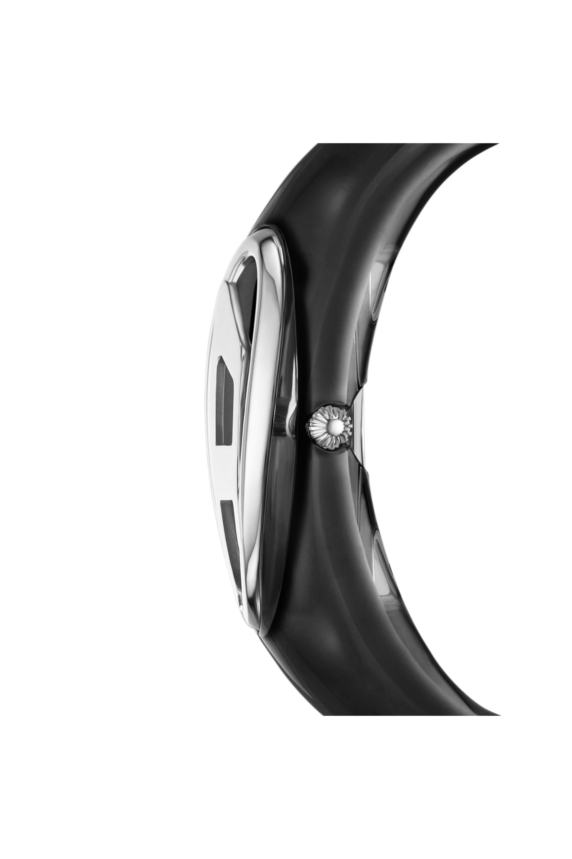 Diesel - DZ5619 WATCH, Woman's Diesel Wonder-D Two-Hand Black Nylon Resin Watch in Black - 3