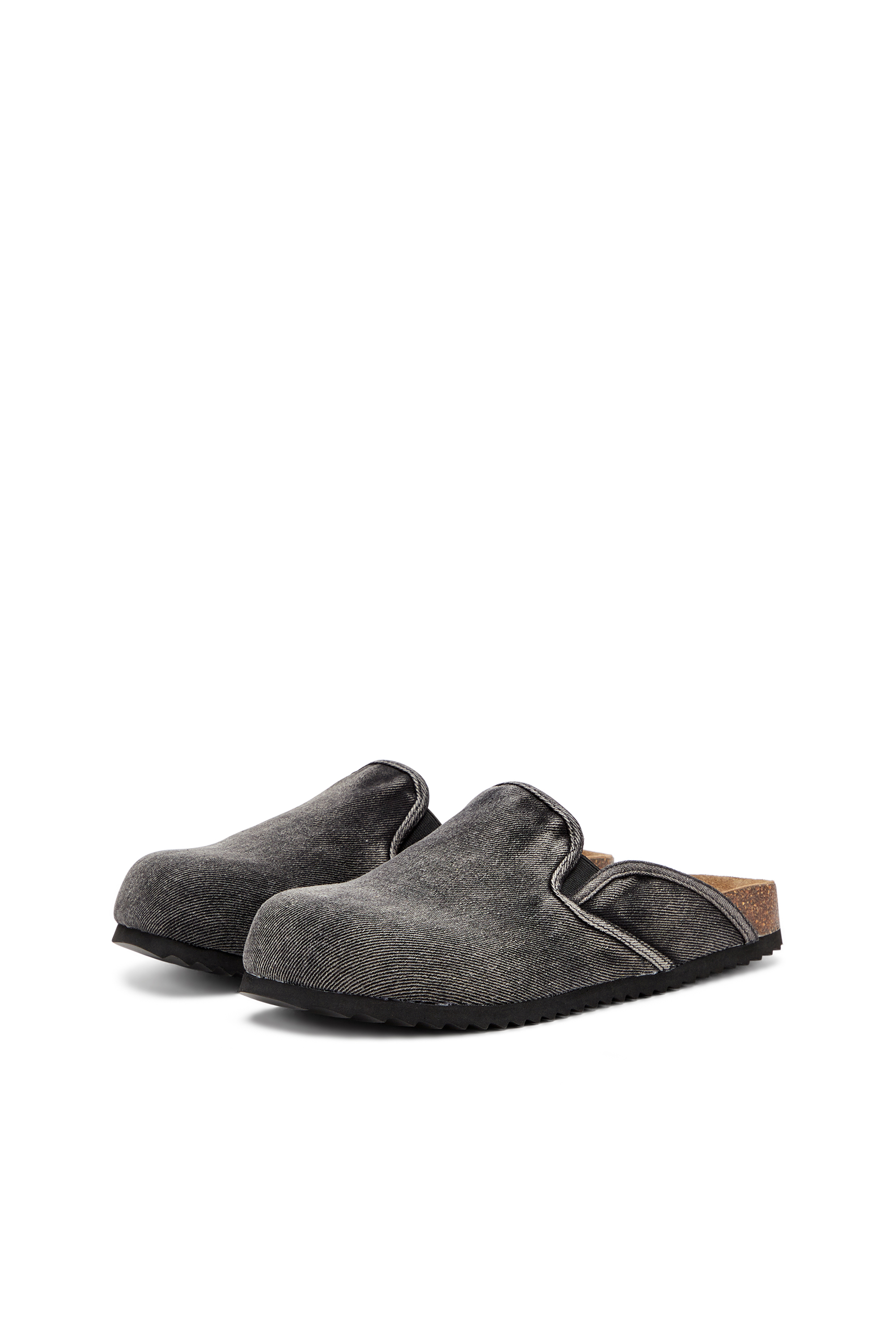 Diesel - D-WOODSTOCK SLIP-ON, Man's D-Woodstock-Denim mules in Black - 8