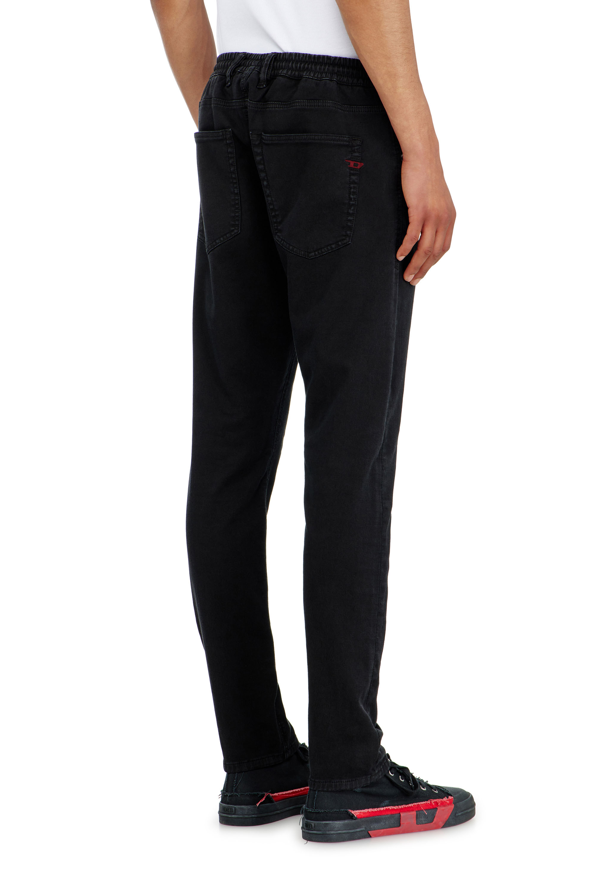 Diesel - Man's Regular 2032 D-Krooley Joggjeans&reg; 068NH, Black/Dark grey - 4