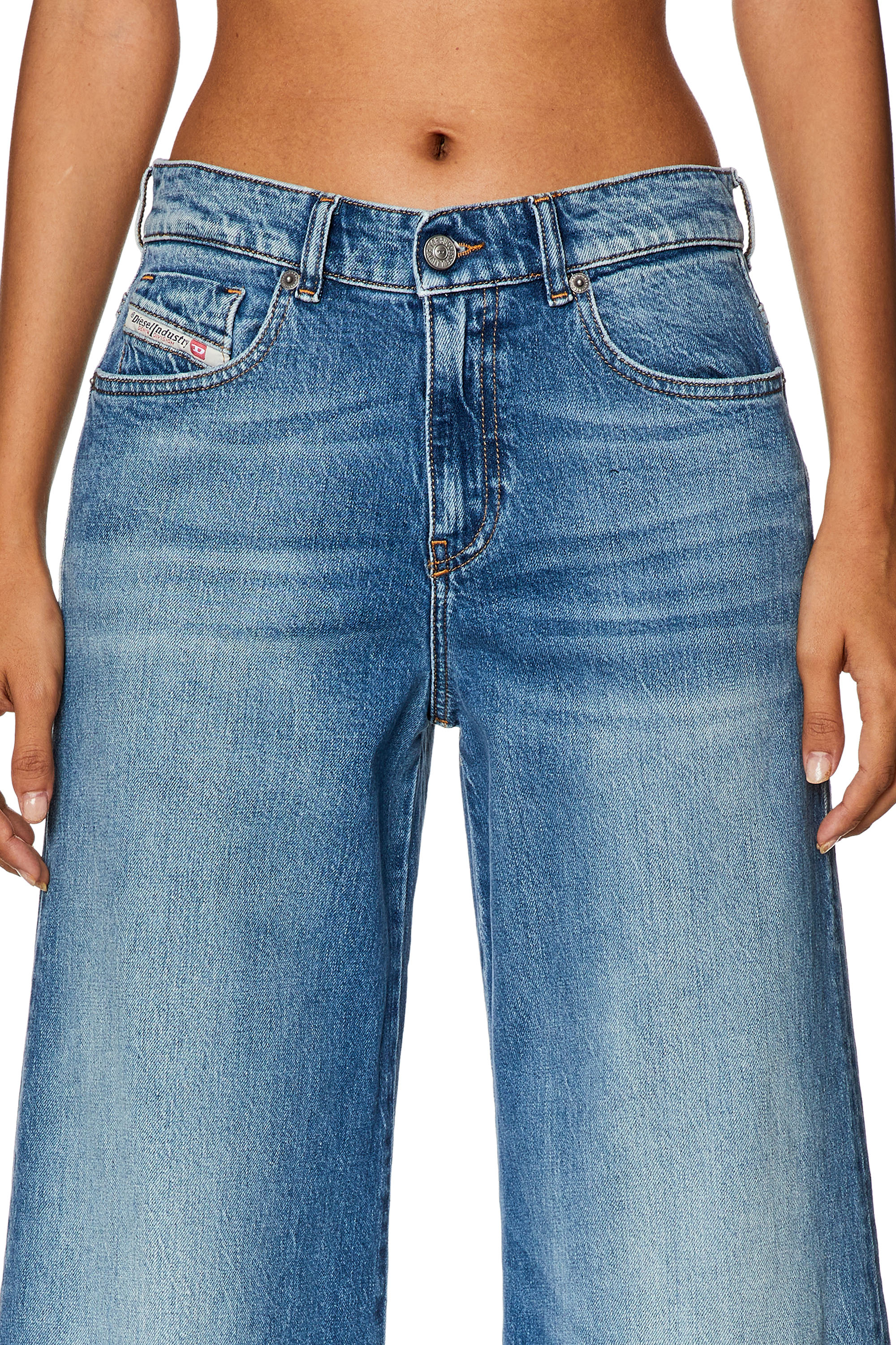 Diesel - Bootcut and Flare Jeans 1978 D-Akemi 007P9, Medium blue - Image 3