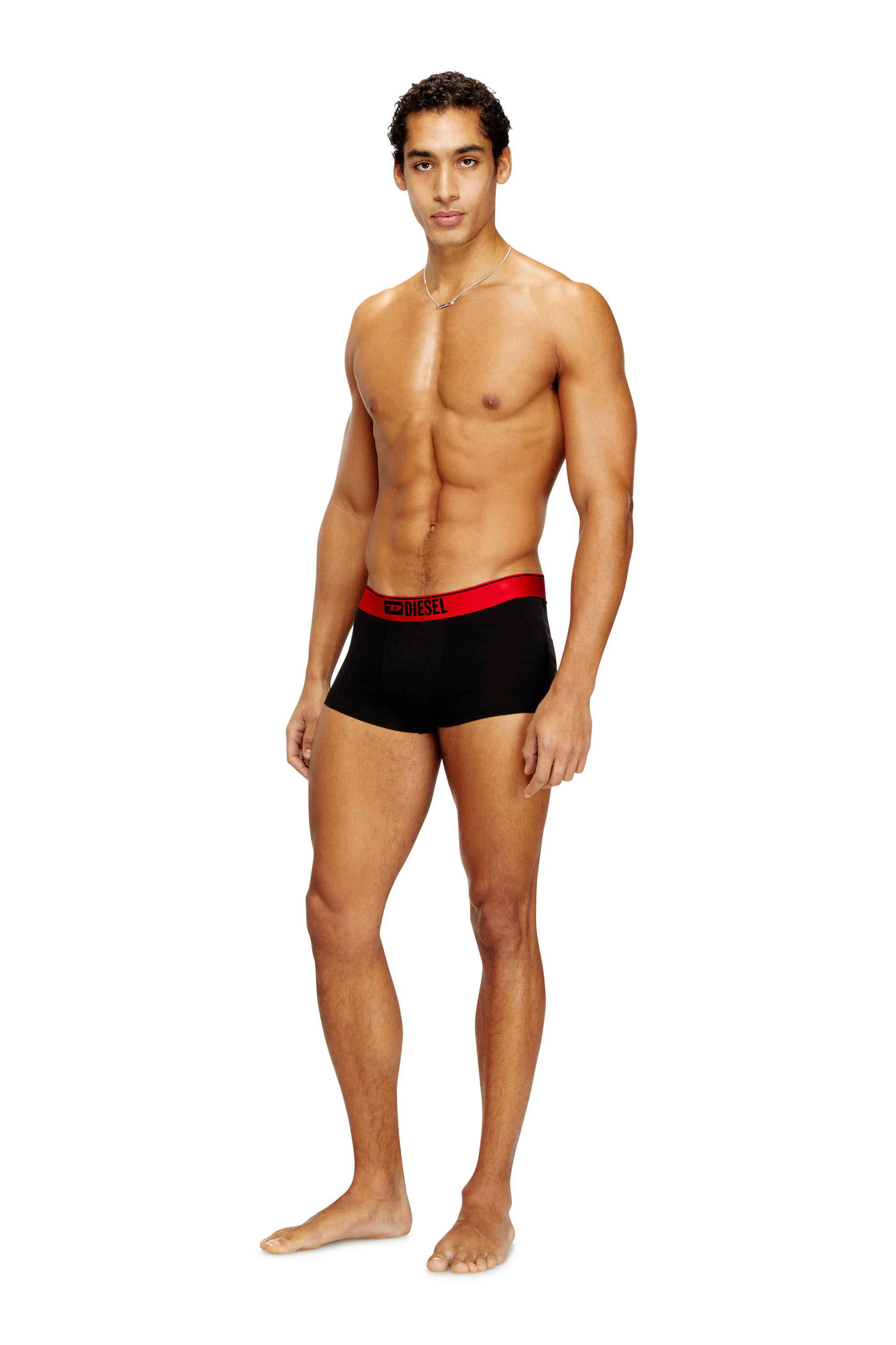 Diesel - UMBX-DAMIENTHREEPACK, Man's Three-pack of all-over Horse print boxers in Black/Red - 3