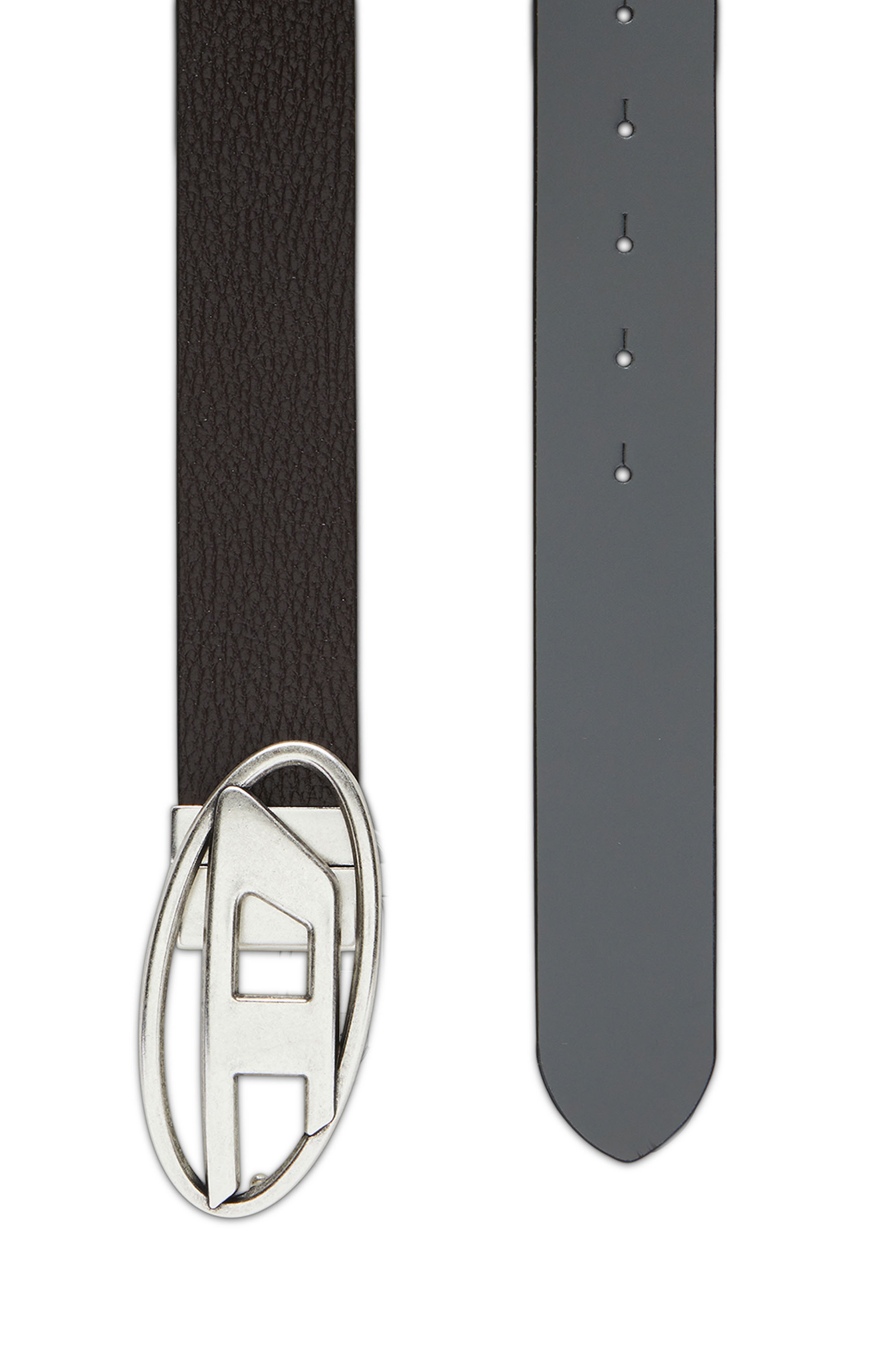 Diesel - B-1DR REV II, Man Reversible leather belt in Brown - Image 3