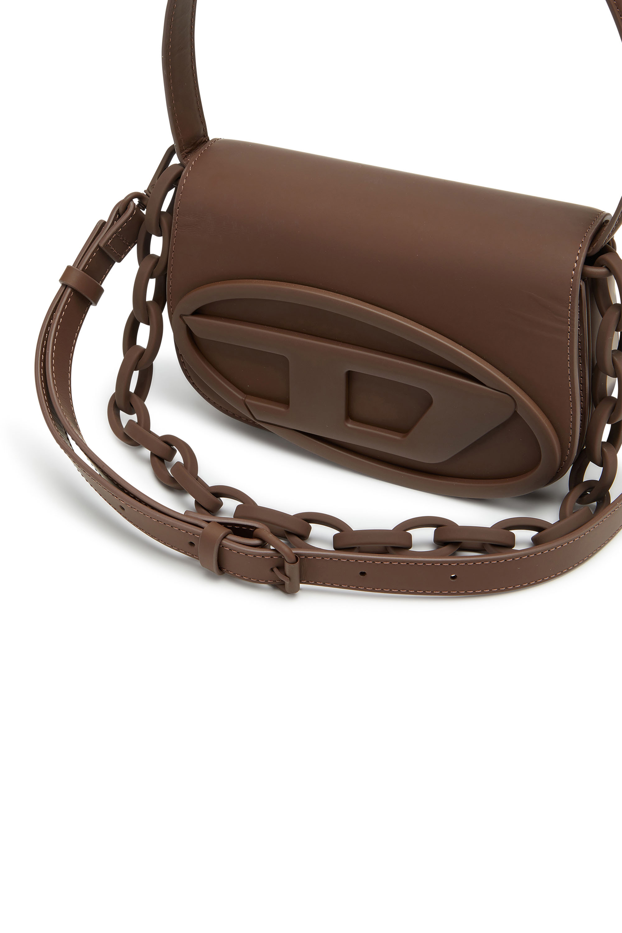 Diesel - 1DR, Woman's 1DR-Iconic shoulder bag in matte leather in Brown - 6