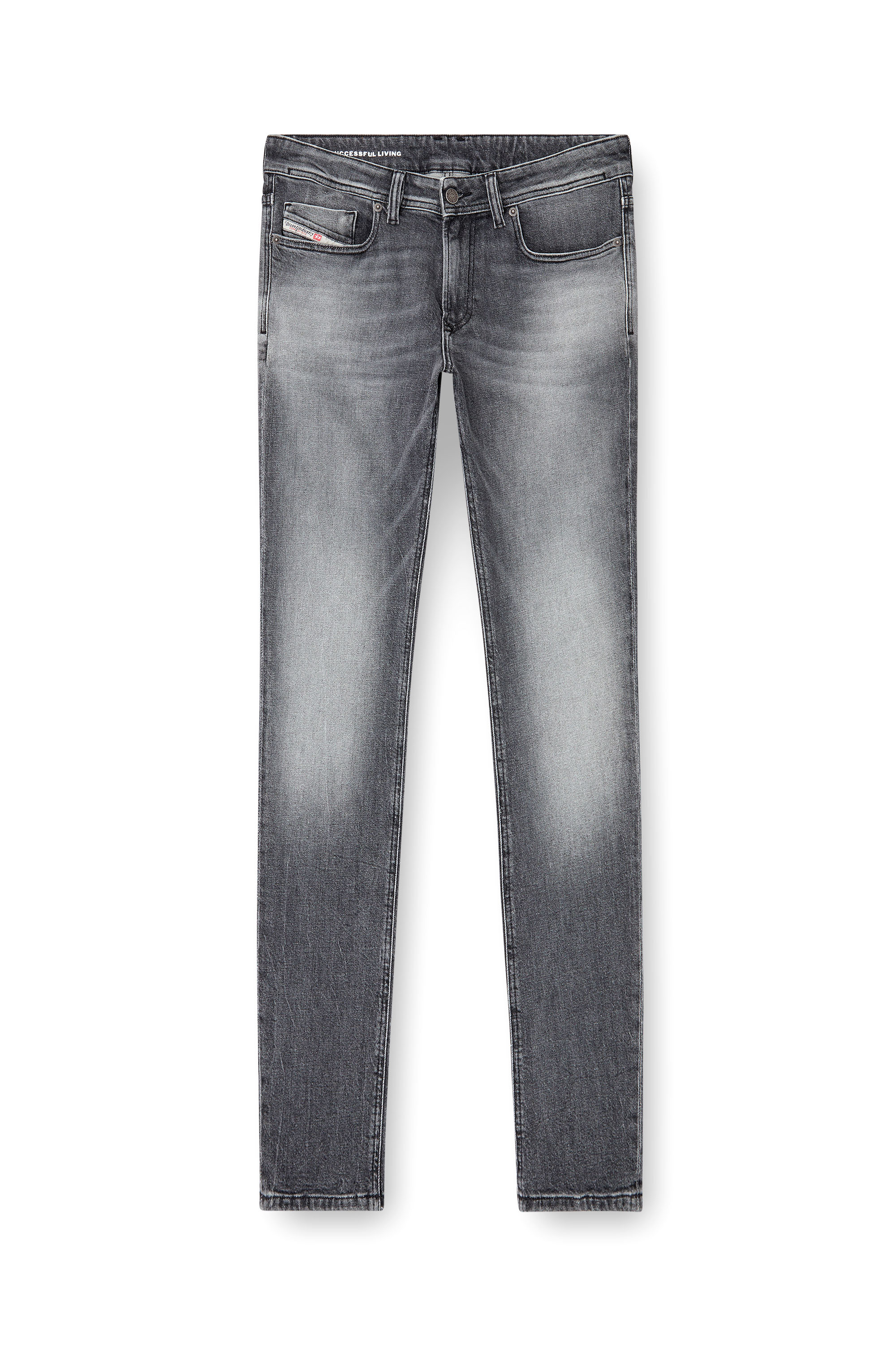 Diesel - Man's Skinny Jeans 1979 Sleenker 0BMBS, Light Grey - 3