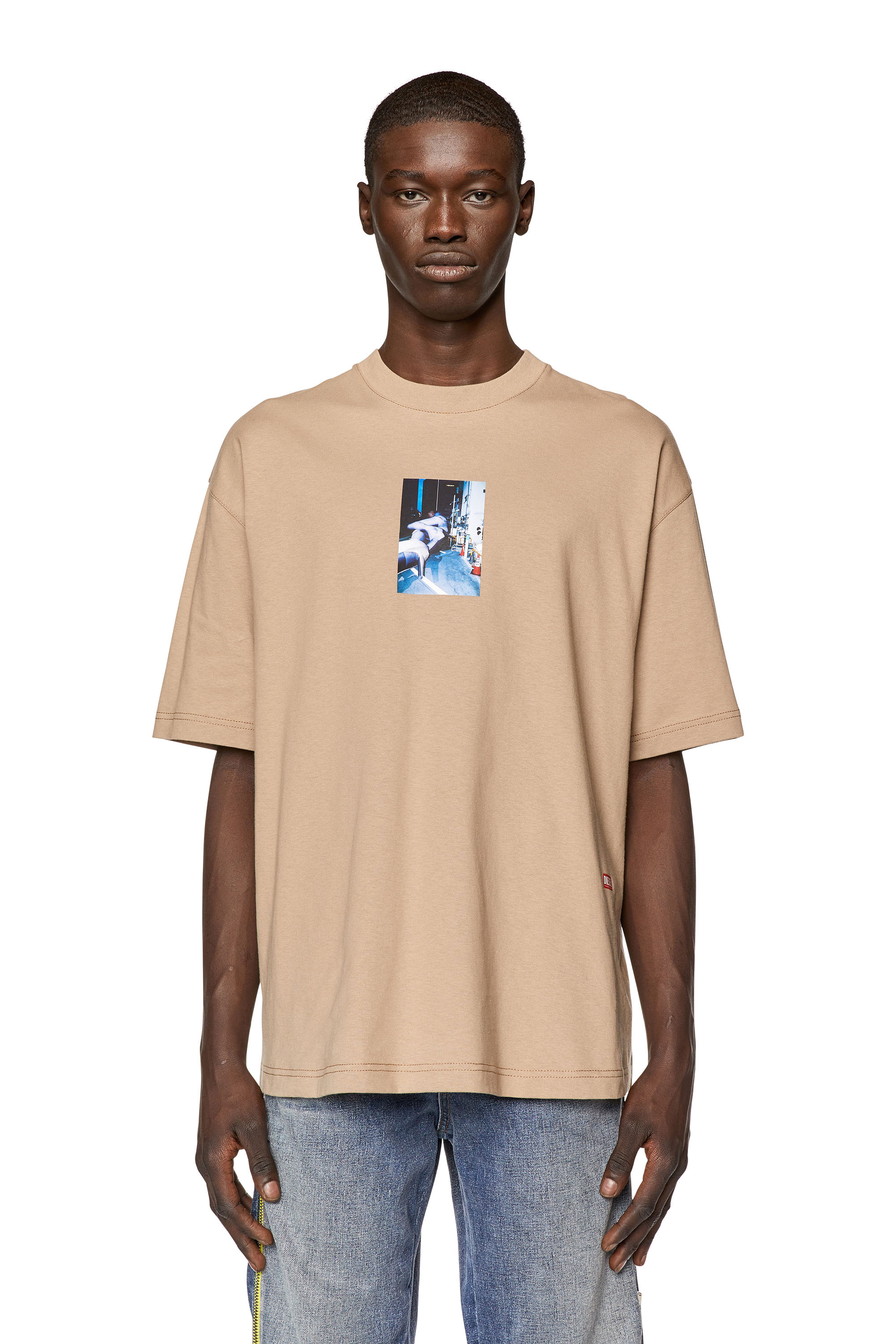 Diesel - T-WASH-L3, Beige - Image 1