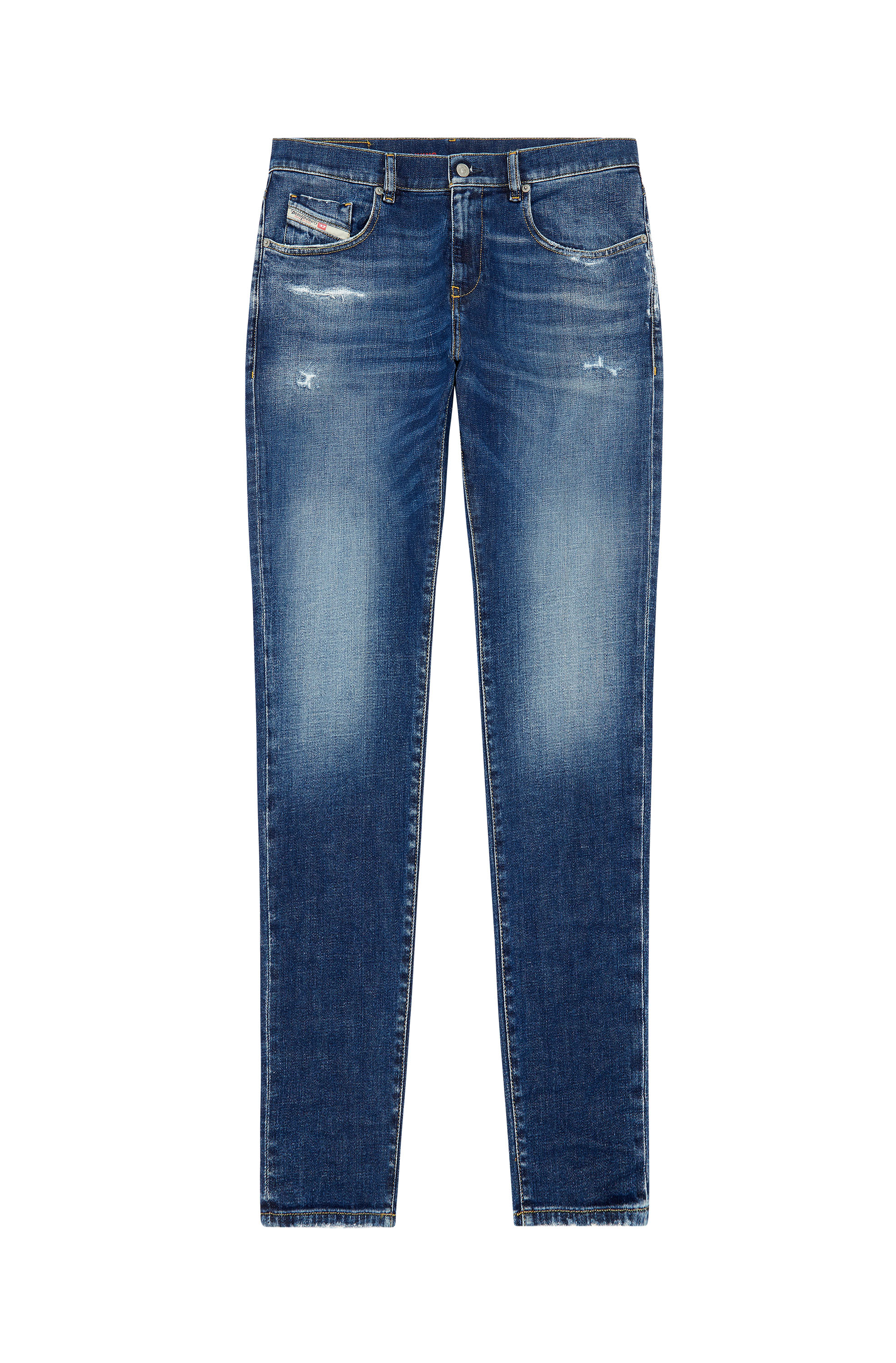 Diesel - Slim Jeans 2019 D-Strukt E9B90, Light Blue - Image 5