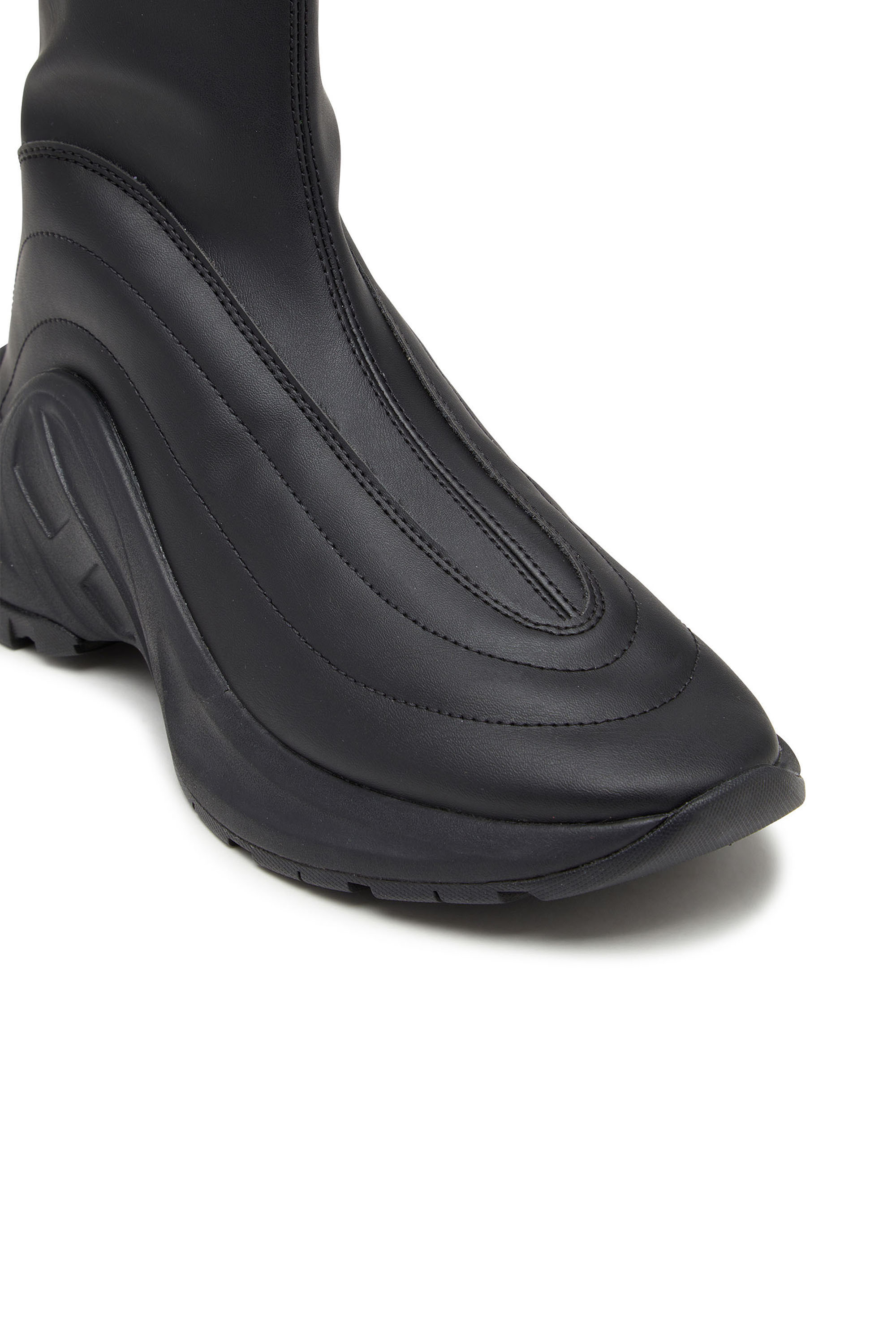 S-D-RUNNER BOOTIE X, Black Diesel - S-D-RUNNER BOOTIE X, Unisex's S-D-Runner - Sneakers in Black - 6