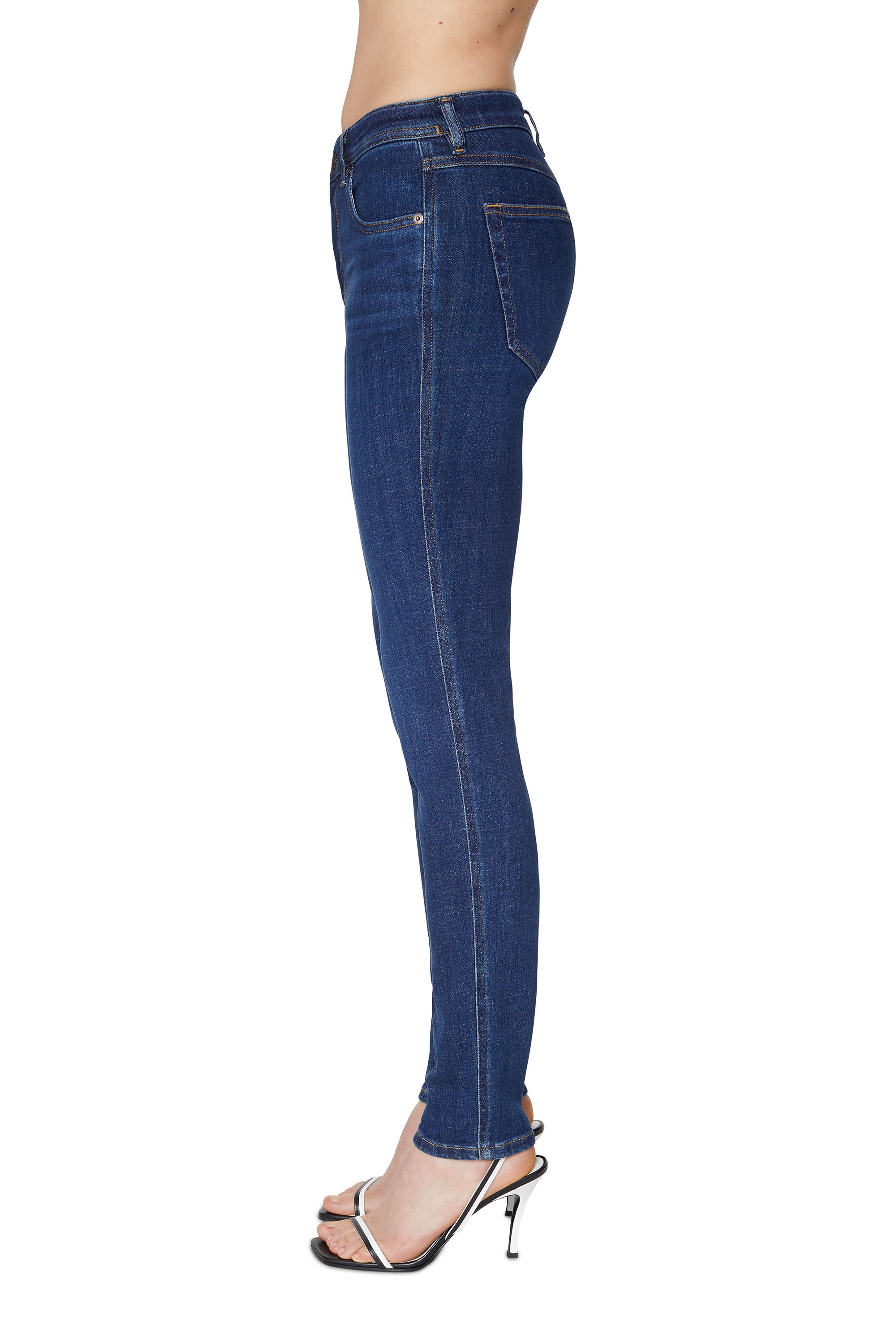 Diesel - Skinny Jeans 2015 Babhila 09C58, Dark Blue - Image 4