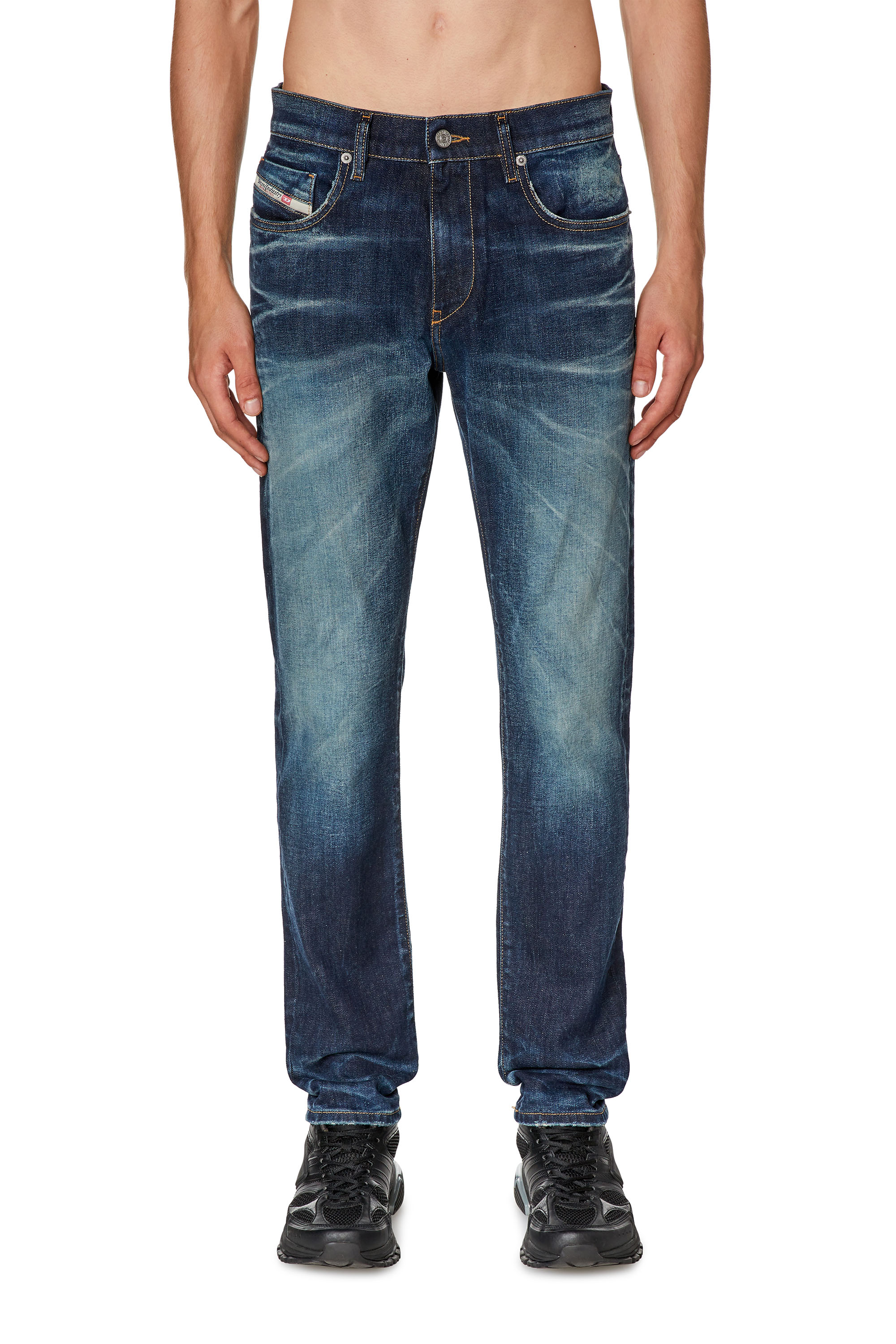 Diesel - Slim Jeans 2019 D-Strukt 09G29, Dark Blue - Image 1