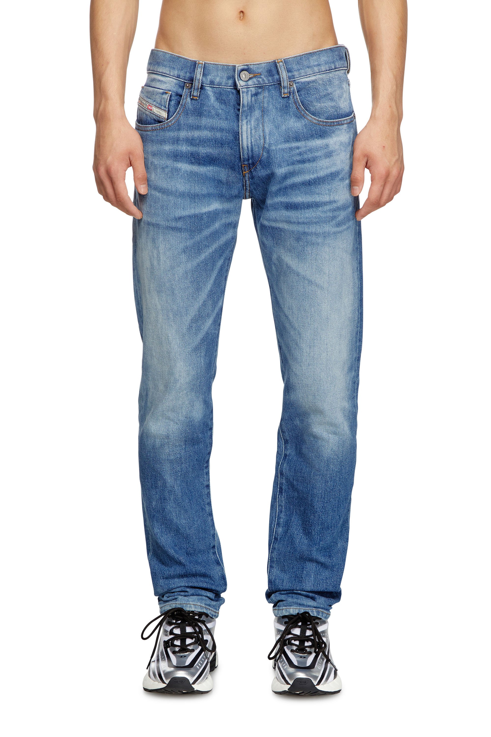 Diesel - Man's Slim Jeans 2019 D-Strukt 09L19, Medium blue - 1