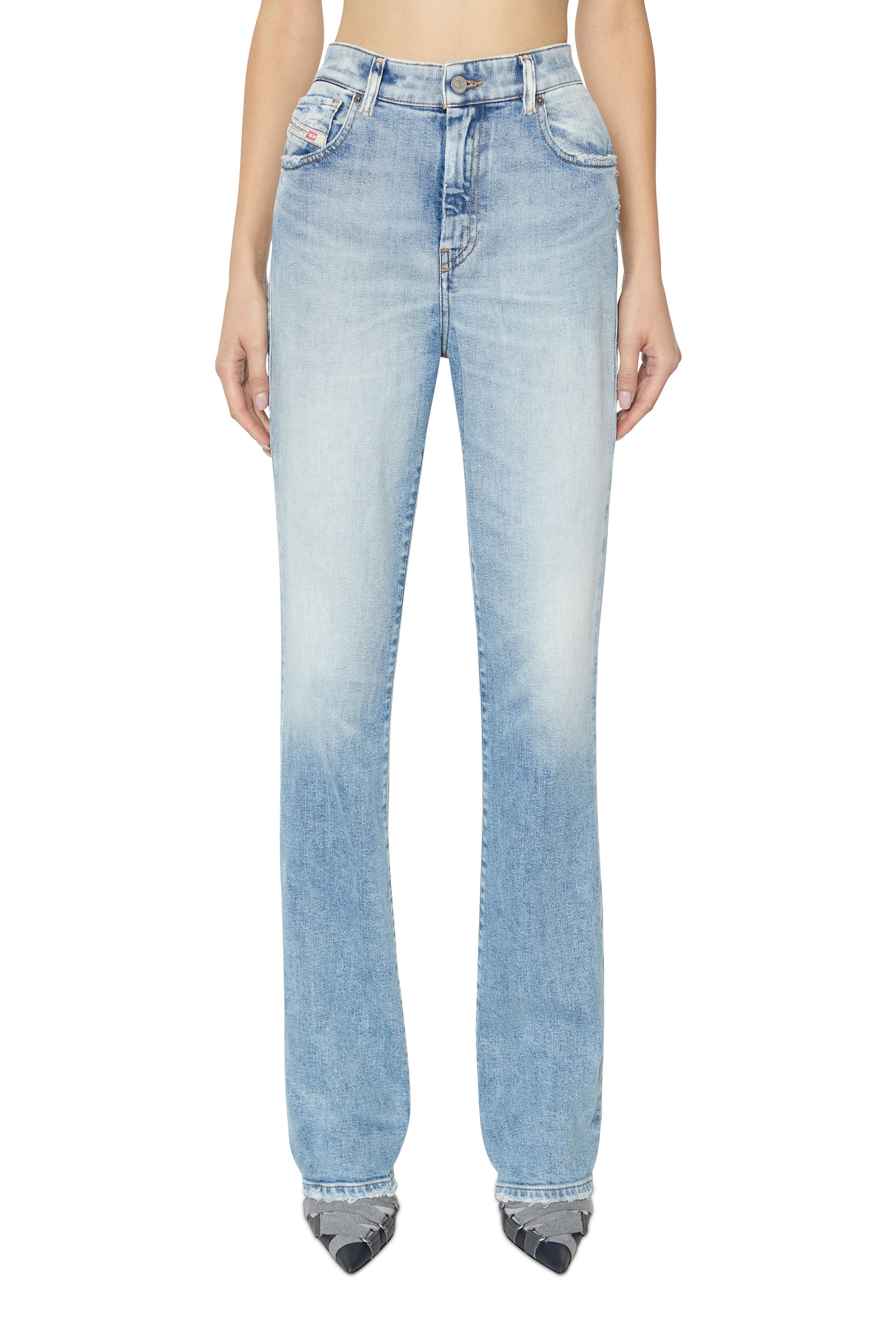 Diesel - Bootcut and Flare Jeans 2003 D-Escription 09E67, Light Blue - Image 1