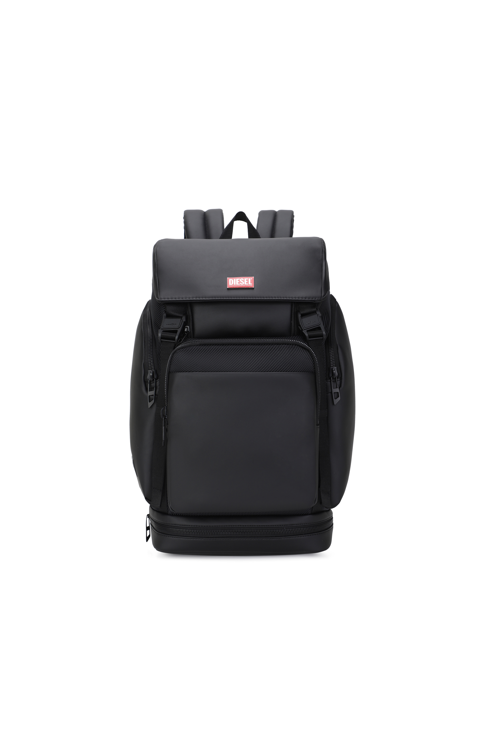Diesel - DIESEL CARBON FIBER BACKPACK-BLACK  DSB0, Unisex's Functional business backpack in Black - 1