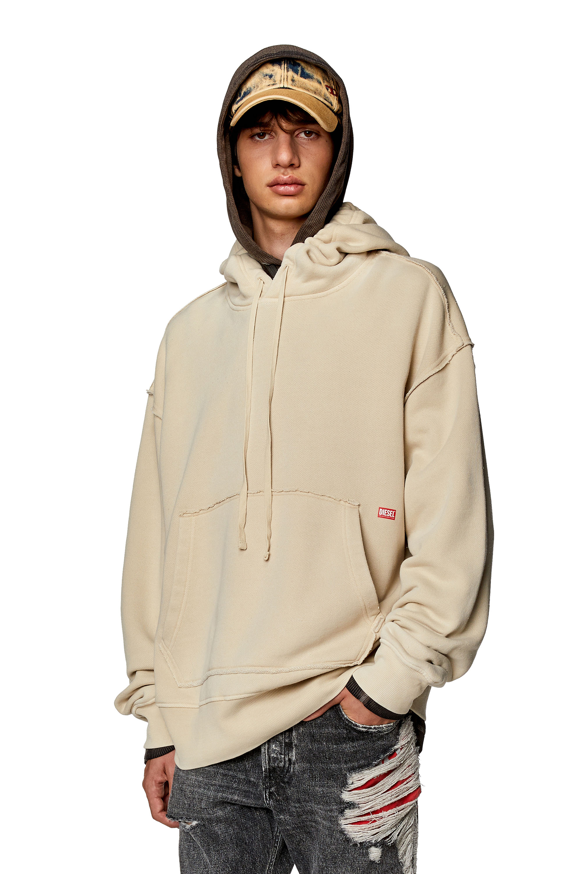 Diesel - S-MACS-HOOD-RW, Beige - Image 1