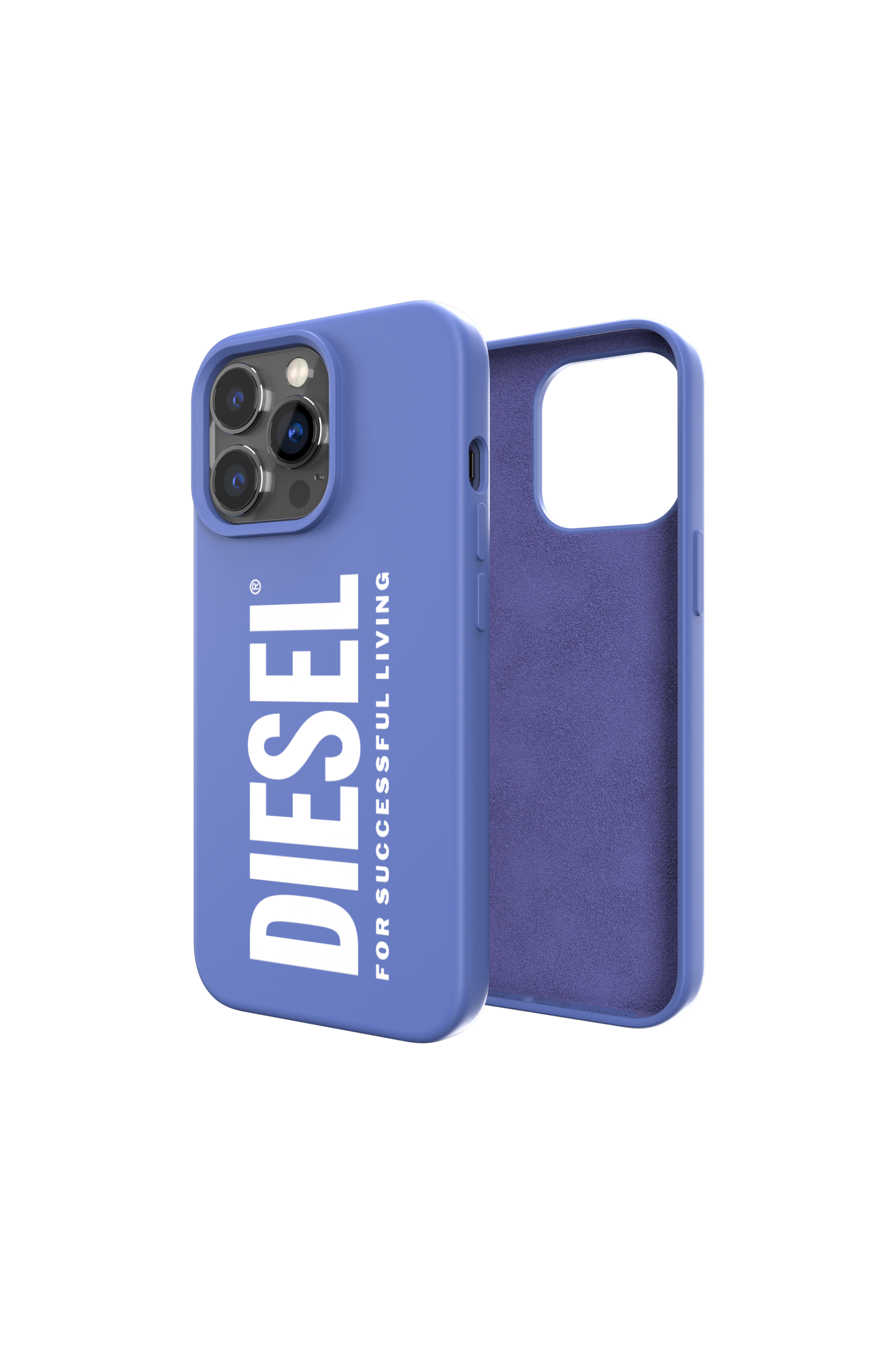 Diesel - 48277 SILICONE CASE, Unisex's Silicone case  for iPhone 13/13Pro in Blue - 1