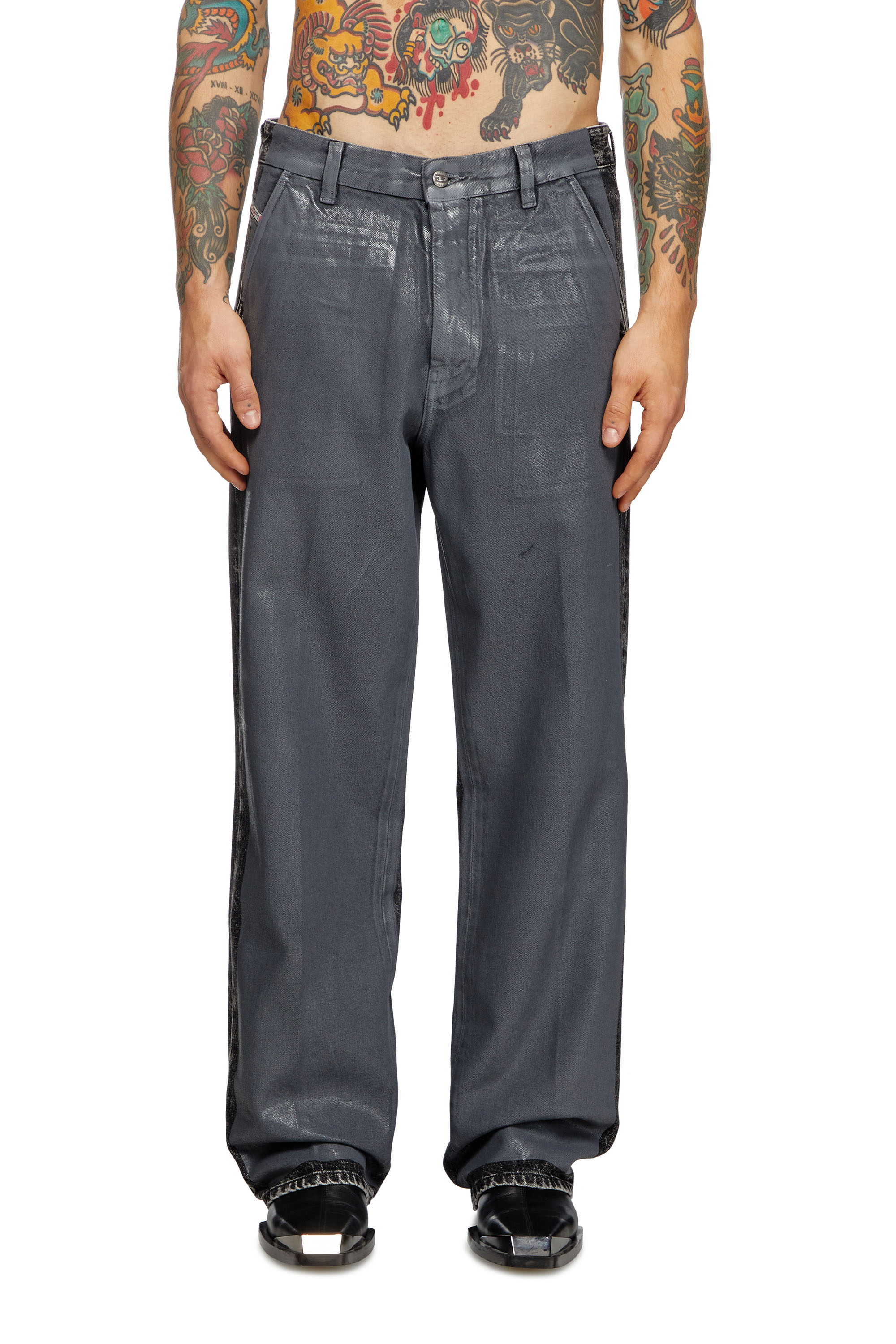 Diesel - Man's Regular Jeans D-Phant-chino 007AP, Grey - 2