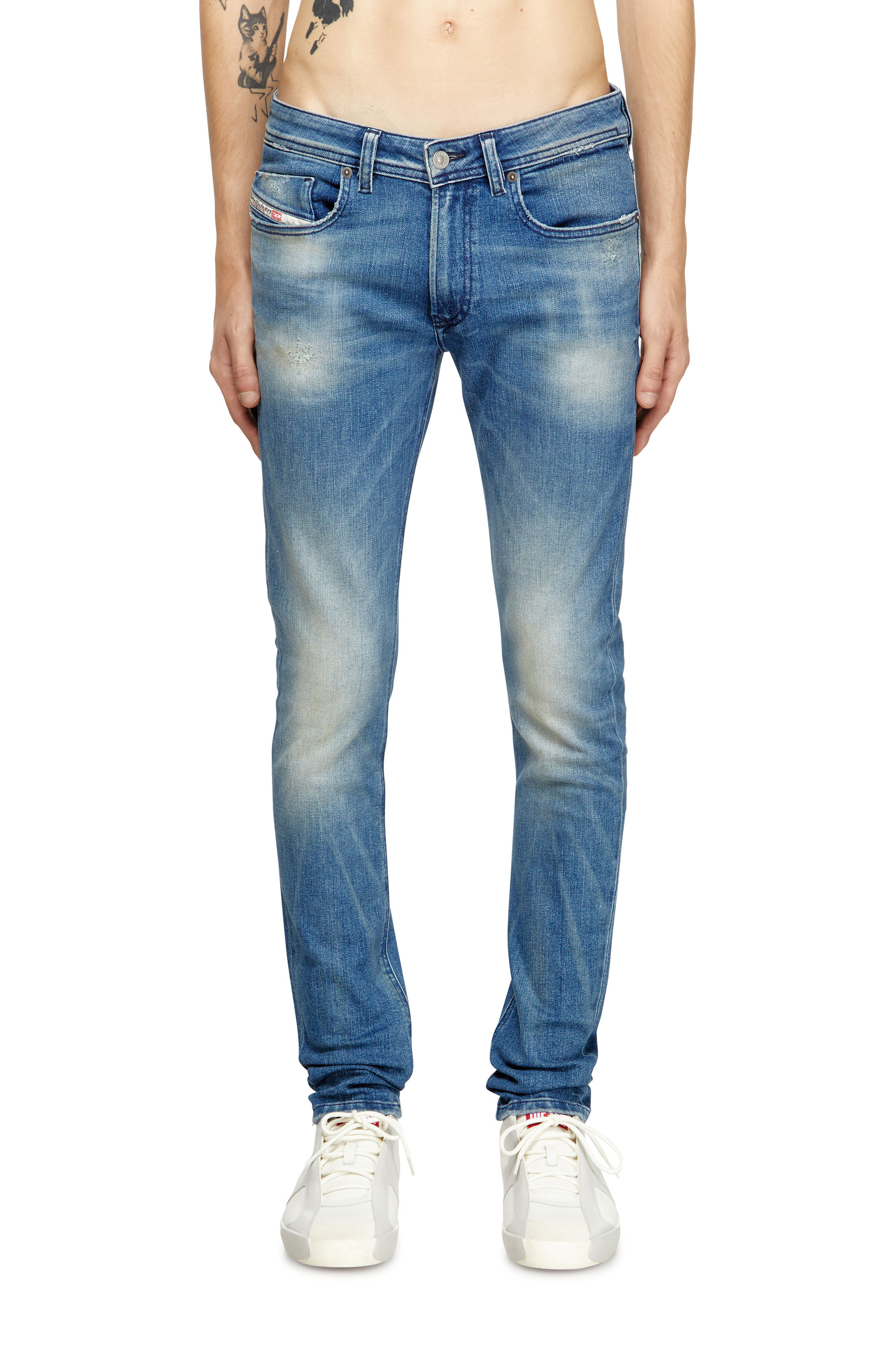 Diesel - Man's Skinny Jeans 1979 Sleenker 0DBDR, Medium blue - 3