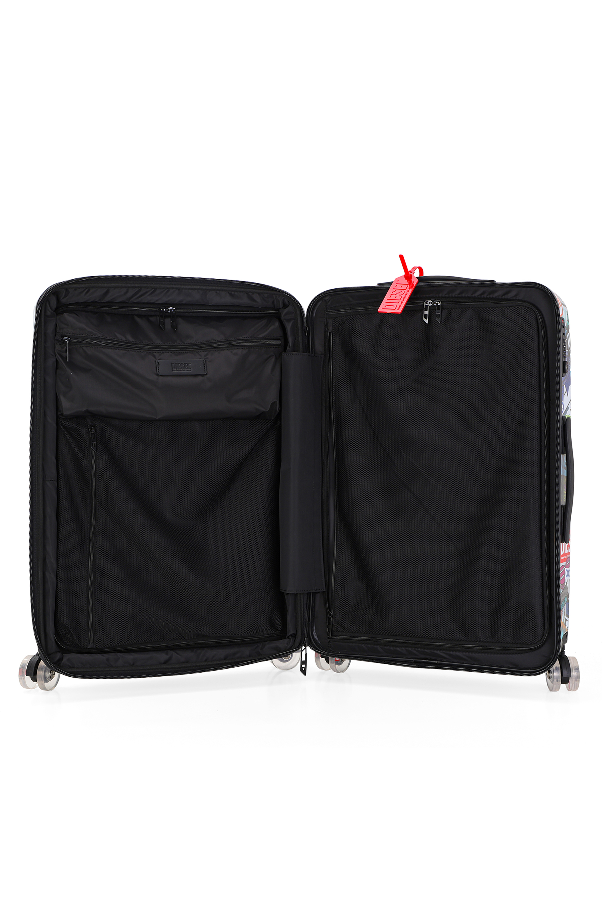 Diesel - DIESEL PC PRINTED TROLLEY-STICKERS- DSL0, Unisex's Sticker style suitcase size M in Multicolor - 3