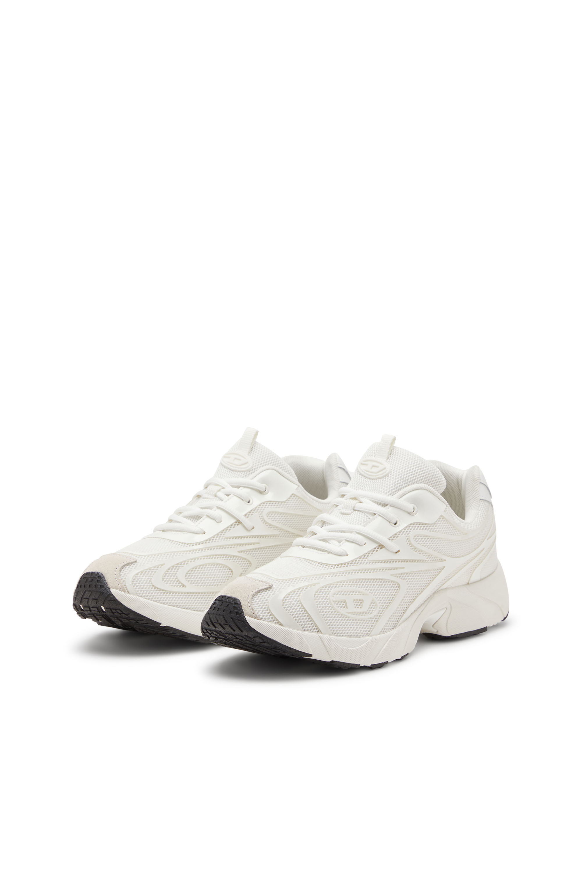 S-D-VIT'S 500 LOW, White Diesel - S-D-VIT'S 500 LOW, Man's S-D-Vit - Lace-up sneakers in White - 8