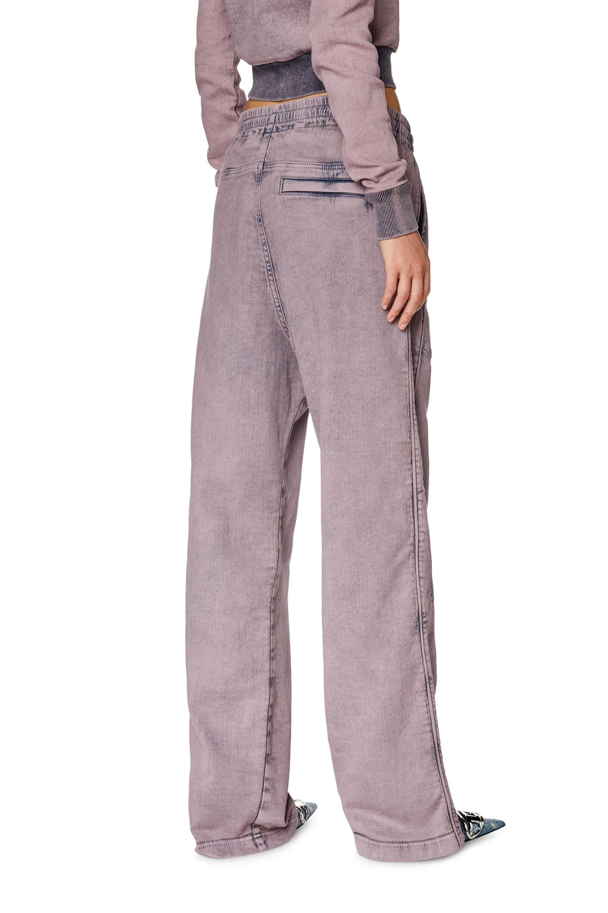 Diesel - Straight D-Martians Track Denim 09H04, Lilac - Image 2
