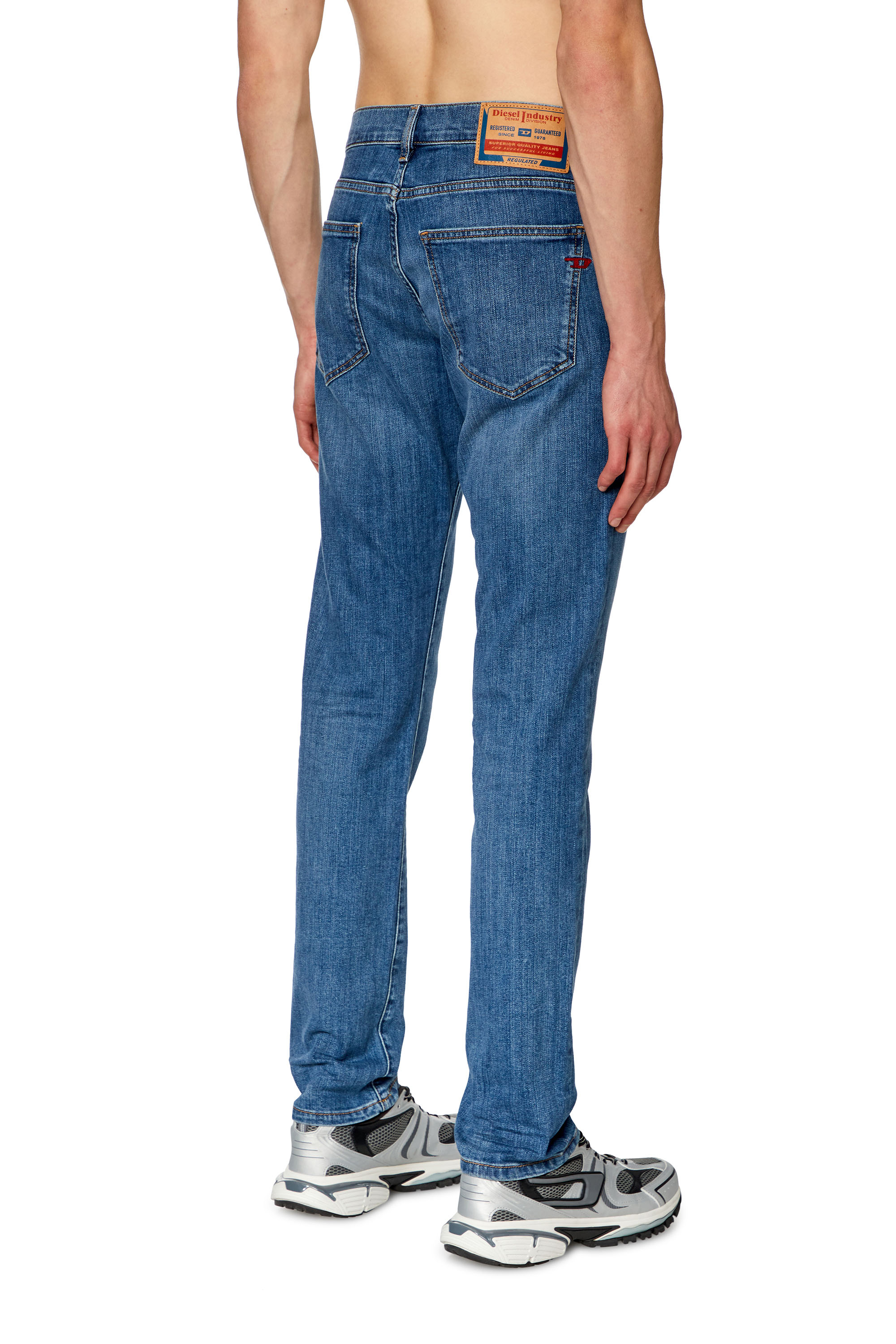 Diesel - Man's Slim Jeans 2019 D-Strukt 0KIAL, Light Blue - 3